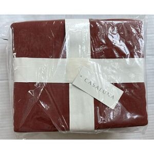 Casaluna Cashmere Blend Duvet Cover Set-FULL/QUEEN- Dark Clay